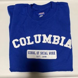 Short sleeve Columbia school of social work tee